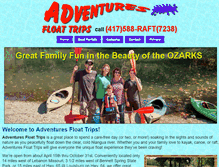 Tablet Screenshot of mo-adventures.com